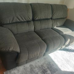 3 Seater Sofa Manual Recliner in Grey