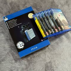 ps4 controllers dock charger and game stand + games
