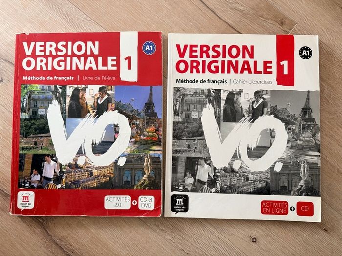 Version Originale A1 - French learning textbook + workbook