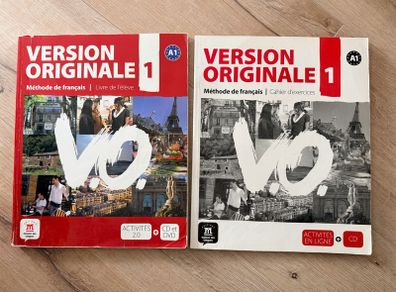 Version Originale A1 - French learning textbook + workbook