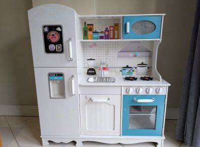 Kids Kitchen and Toy Storage Chest