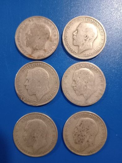 6X GeorV .500 florins