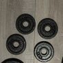 47kg Cast Iron Weight Plates & Dumbbell/Barbell Set Image 6