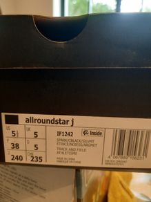 Track Runners size 5 / 38  With Spikes