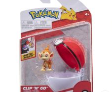 Pokemon Clip 'N' Go Chimchar and Pokeball