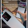 LAVA MUSIC BLUE LAVA Touch Acoustic- Electric Guitar With Airflow Bag Midnight Black Image 3