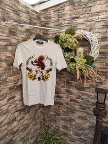 Ladies Dsquared2 Boxing Squirrel Fitted T-shirt  Size Xs Size Uk 6 Perfect Condition, Like New