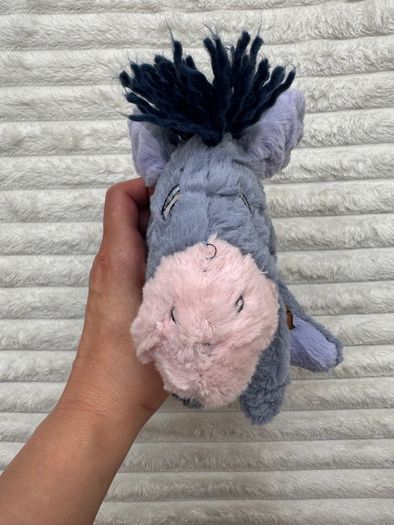 Disney Eeyore Plush from Winnie the Pooh & Friends with Patches Soft  Plush approx. 20 cm. Used Please see photos