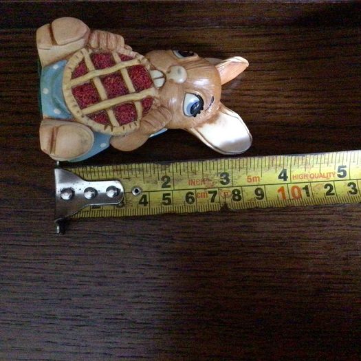 Vintage Stonecraft Pendelfin rabbit ornament picnic Midge