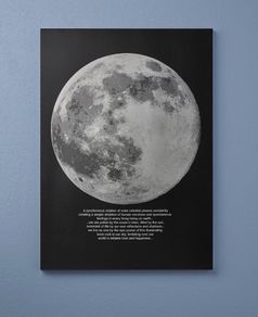 Moon wall canvas