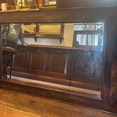 Large mirror with hardwood timber frame 1800 x 1200mm