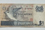 Singapore 1 Dollar Banknote