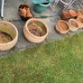 Mixed set of 11 terracotta pots Image 4