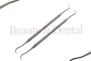 2x Sickle Scaler H6/H7, Double Ended Hygienist Scalers,Dentistry Dental