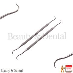 2x Sickle Scaler H6/H7, Double Ended Hygienist Scalers,Dentistry Dental