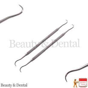 2x Sickle Scaler H6/H7, Double Ended Hygienist Scalers,Dentistry Dental