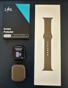 Apple Watch Series 8 45mm Black + 2026 Olive Band