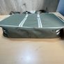 Lacoste Green and White Canvas Travel Bag with Shoulder Strap Image 5