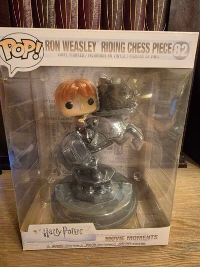 Funko Pop! Ron Weasley Riding Chess Piece 82 , Movie Moments (Mint, Never Opened)