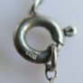 Vintage Sterling Silver 925 Drop Pendant Necklace length 15" - 1,9g Image 5