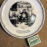 1968 Vintage Guinness Plate "composing a valentine letter" Image 2