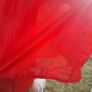 Red Maxi Tiered Skirt Chappell Roan Image 2