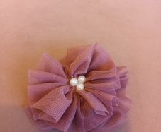Flower and Pearl brooch/hair clip