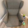 Ikea Grey armchair Image 2