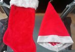 Christmas Stocking and Hat