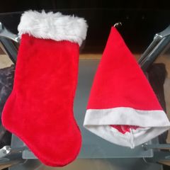Christmas Stocking and Hat