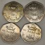 Ireland 1988 50p Dublin Millennium Uncirculated Coin Lot x4 Image 3