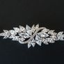 Art Deco Vintage Style Wedding Bridal Crystal Silver Bracelet Image 4