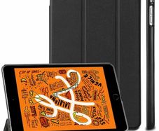 For Apple iPad Mini 4 5 Case Smart Trifold Hybrid Cover Black