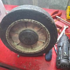 Harry lawnmower   wheel  front