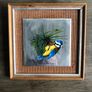 Set of 5 Vintage Wooden Framed Bird Pictures Image 4