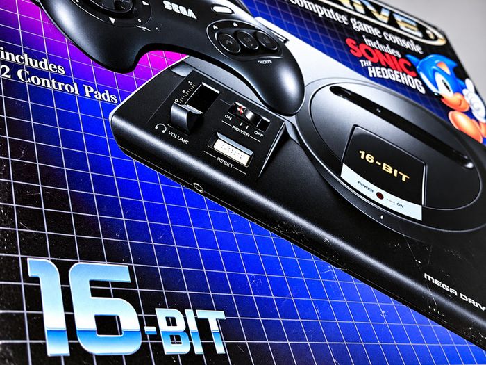 Sega Mega Drive Console - Sonic and Mega Games Rare Variant - Boxed