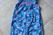 3-6m, Jojo Maman Bebe Summer Flamingo Romper