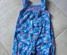 3-6m, Jojo Maman Bebe Summer Flamingo Romper