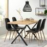 Solid Oak Dining Table Image 2
