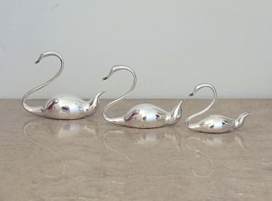 Mid-century "Bimini Lauscha" swans