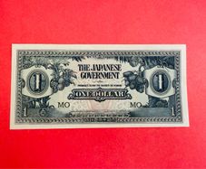 Japanese  Invasion  Money  MALAYA  1 DOLLAR  WORLD WAR 11 ( Uncirculated )