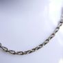 Vintage heavy, long Squared Link Sterling Silver 925 Chain length 28" - 18,7g Image 4