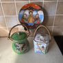 Japanese 2950's Biscuit barrel Jam Biel & Plate VaGC Image 3