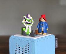 Tonies box with Buzz Lightyear & Paddington Bear