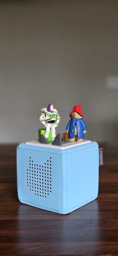 Tonies box with Buzz Lightyear & Paddington Bear