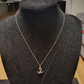 Vintage Sterling Silver Sailor Boat Anchor Charm