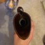 2 Atomic Mid Century Lava Vases West German Style Volcanic Glaze Amphora Image 3