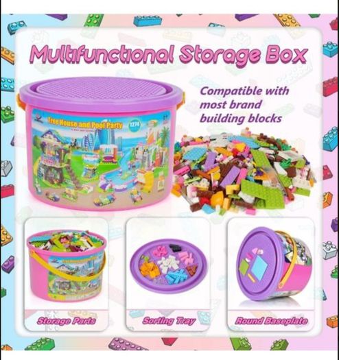 Building Bricks Set: Friends Treehouse Summer Pool Part