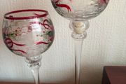 Matching Tall Display Glasses x 2
