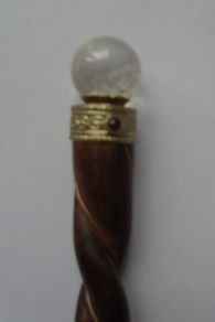 Rosewood, Copper, crystal wand, Healing tools, Wand, Crystals, Gemstones